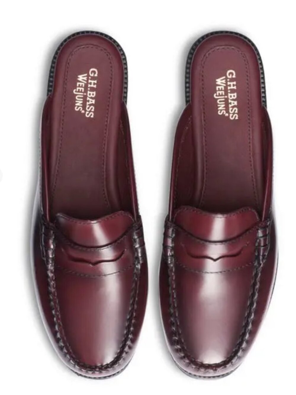 Gh Bass Wynn Easy Penny Loafer Mules (6, WINE) - Picture 6 of 10